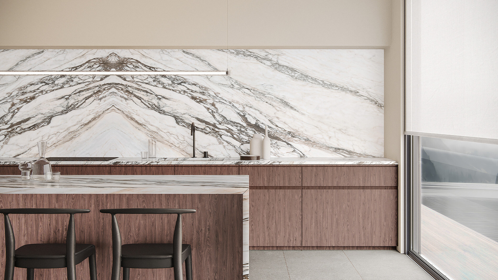 Calacatta Picasso Block 32 Polished Lifestyle CAM 02